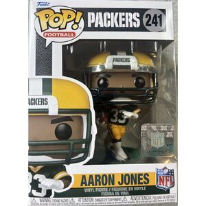 Funko Pop Football Aaron Jones‎ 241 Green Bay Packers NFL Vinyl Figure